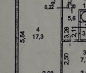 1-комн, 35кв м, этаж 2/5 ул Советская, 95