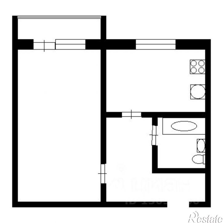 1-комн квартира улица Прохорова, 122,  д. 122