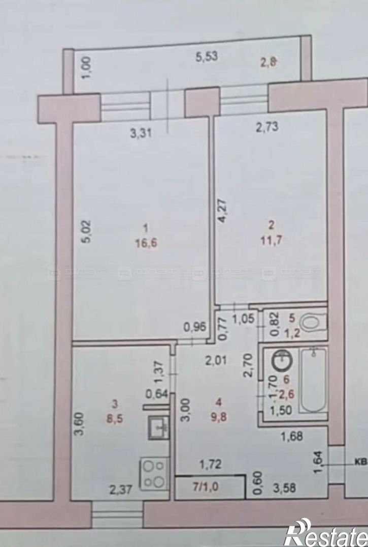2-комн квартира мкр. 3-й, дом 3