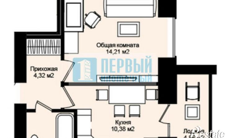 1-комн квартира Йошкар-Ола, Сернурский тракт, 9